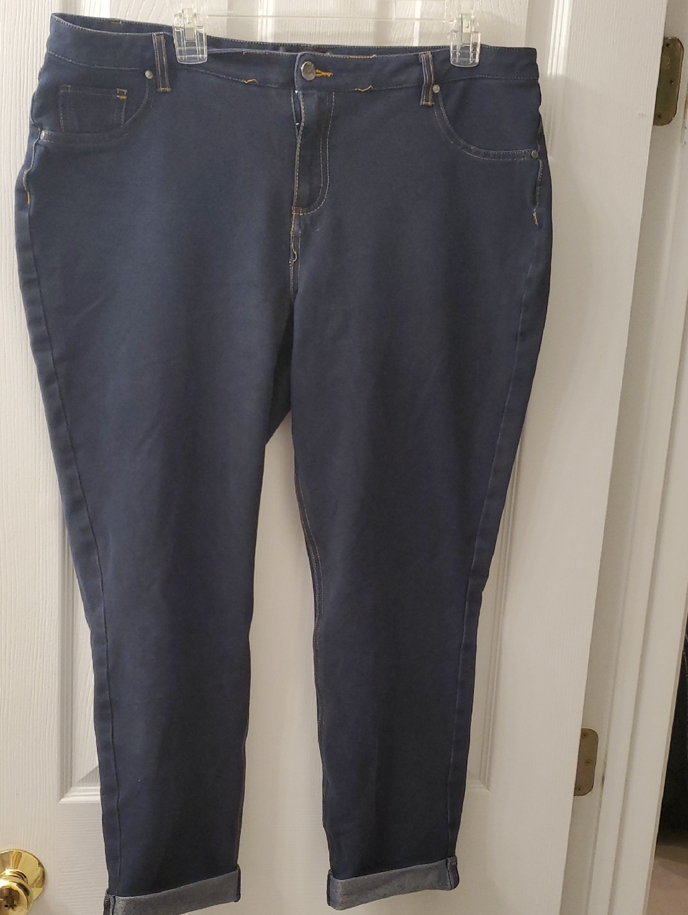Women’s Navy Blue Stretch Jeans